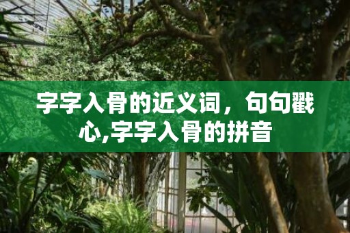 字字入骨的近义词，句句戳心,字字入骨的拼音
