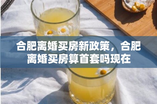 合肥离婚买房新政策，合肥离婚买房算首套吗现在