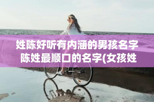 姓陈好听有内涵的男孩名字 陈姓最顺口的名字(女孩姓苏好听的名字又有内涵)