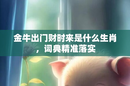 金牛出门财时来是什么生肖，词典精准落实