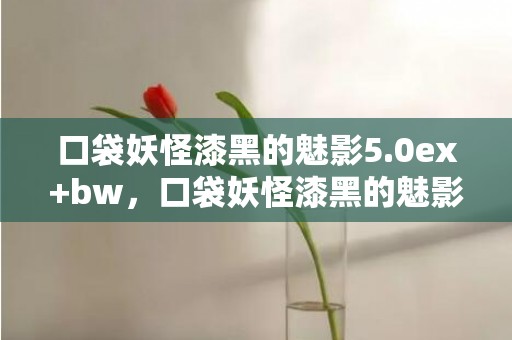 口袋妖怪漆黑的魅影5.0ex+bw，口袋妖怪漆黑的魅影攻略