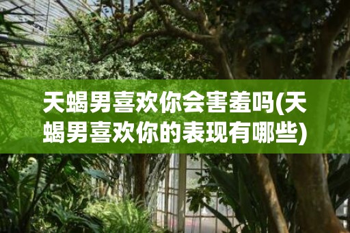 天蝎男喜欢你会害羞吗(天蝎男喜欢你的表现有哪些)