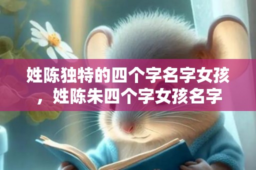 姓陈独特的四个字名字女孩，姓陈朱四个字女孩名字