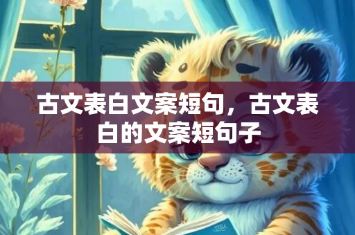 古文表白文案短句，古文表白的文案短句子