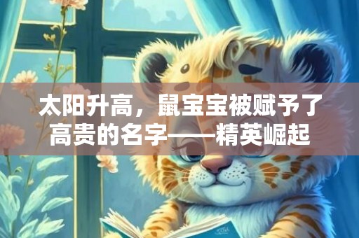 太阳升高，鼠宝宝被赋予了高贵的名字——精英崛起