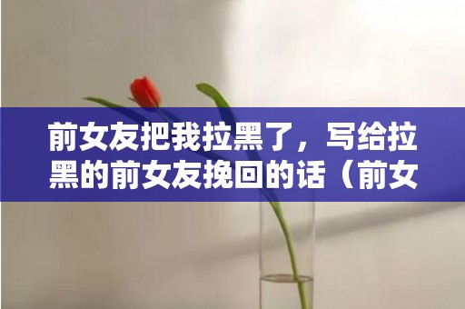 前女友把我拉黑了，写给拉黑的前女友挽回的话（前女朋友把我拉黑了还能挽回吗）