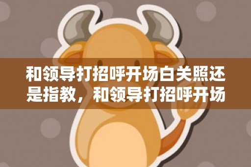和领导打招呼开场白关照还是指教，和领导打招呼开场白100句