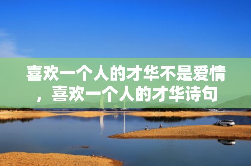 喜欢一个人的才华不是爱情，喜欢一个人的才华诗句