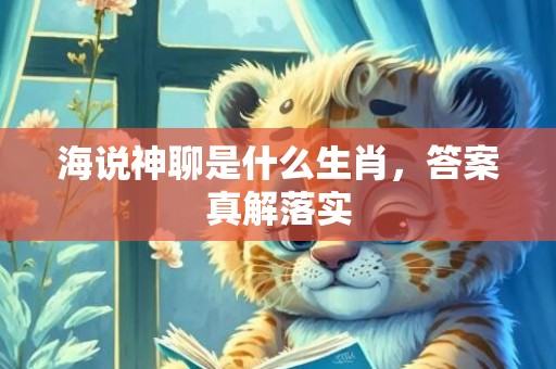 海说神聊是什么生肖，答案真解落实