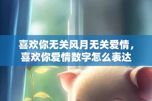 喜欢你无关风月无关爱情，喜欢你爱情数字怎么表达