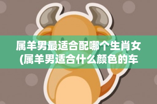 属羊男最适合配哪个生肖女(属羊男适合什么颜色的车)