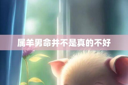 属羊男命并不是真的不好