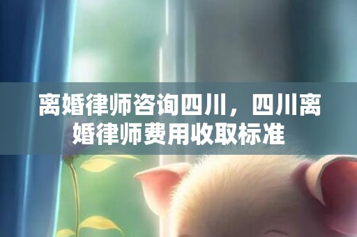 离婚律师咨询四川，四川离婚律师费用收取标准