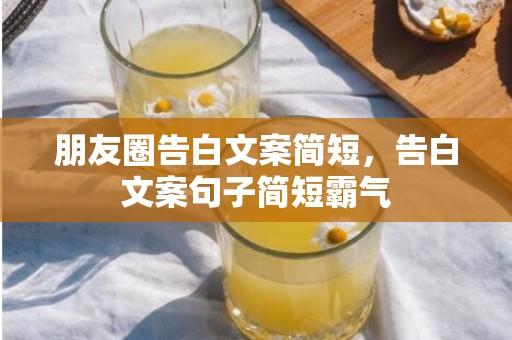 朋友圈告白文案简短，告白文案句子简短霸气