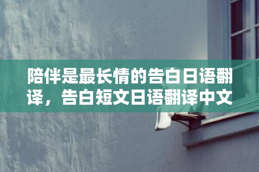 陪伴是最长情的告白日语翻译，告白短文日语翻译中文
