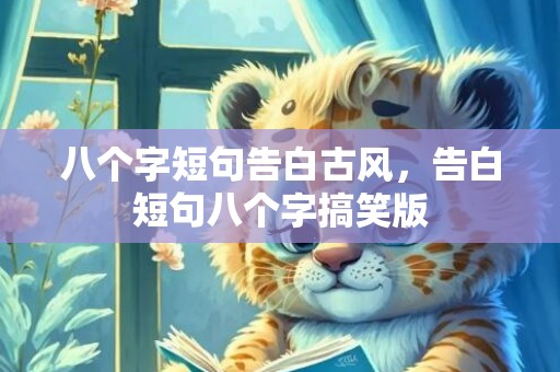 八个字短句告白古风，告白短句八个字搞笑版