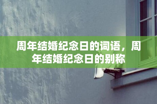 周年结婚纪念日的词语，周年结婚纪念日的别称