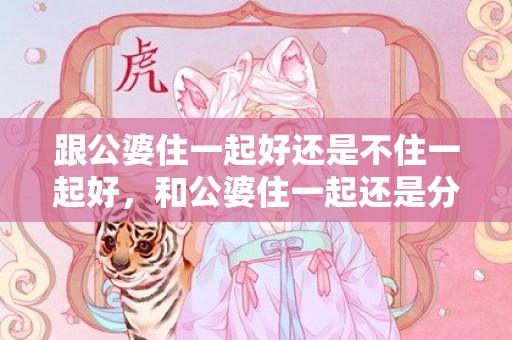 跟公婆住一起好还是不住一起好，和公婆住一起还是分开住