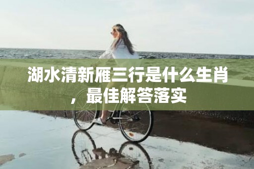 湖水清新雁三行是什么生肖，最佳解答落实