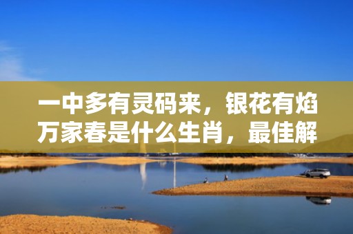 一中多有灵码来，银花有焰万家春是什么生肖，最佳解答落实