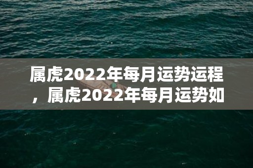 属虎2022年每月运势运程，属虎2022年每月运势如何,一月收益良好