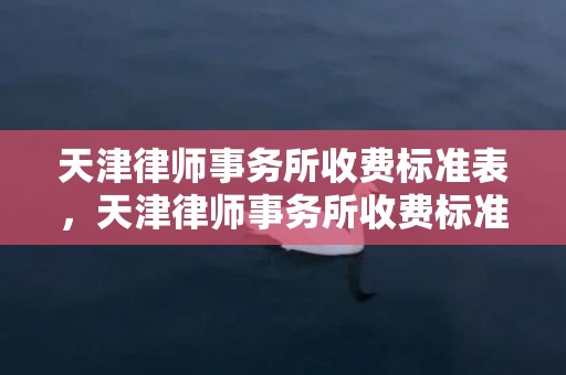 天津律师事务所收费标准表，天津律师事务所收费标准