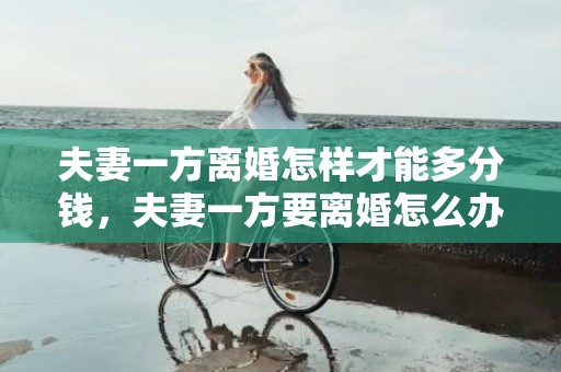 夫妻一方离婚怎样才能多分钱，夫妻一方要离婚怎么办手续