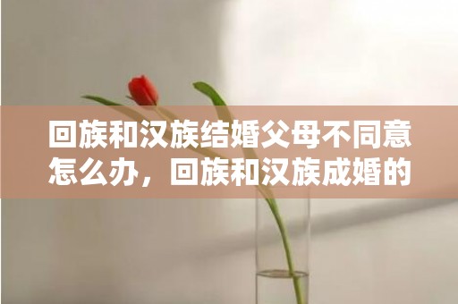 回族和汉族结婚父母不同意怎么办，回族和汉族成婚的区别