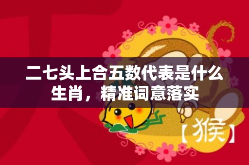 二七头上合五数代表是什么生肖，精准词意落实