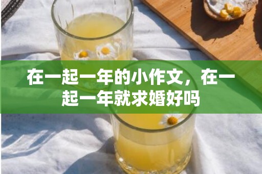在一起一年的小作文，在一起一年就求婚好吗