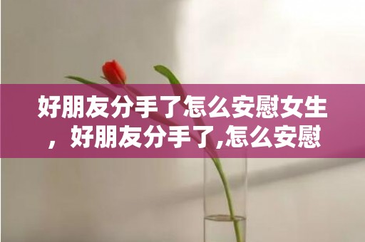好朋友分手了怎么安慰女生，好朋友分手了,怎么安慰他