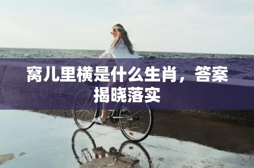 窝儿里横是什么生肖，答案揭晓落实