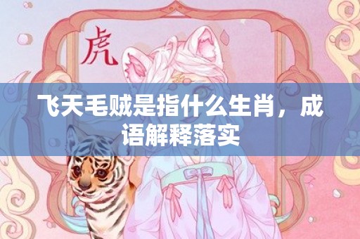 飞天毛贼是指什么生肖，成语解释落实
