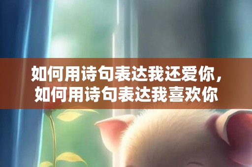 如何用诗句表达我还爱你，如何用诗句表达我喜欢你