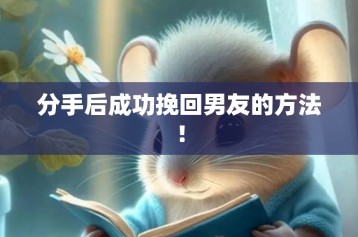 分手后成功挽回男友的方法！