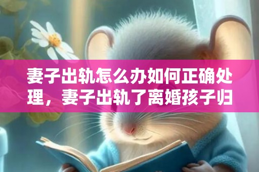 妻子出轨怎么办如何正确处理，妻子出轨了离婚孩子归谁