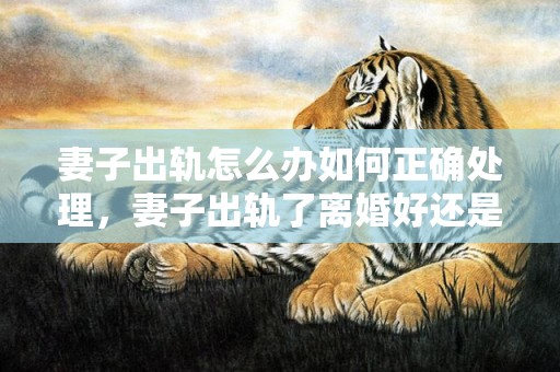 妻子出轨怎么办如何正确处理，妻子出轨了离婚好还是不好
