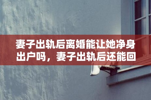 妻子出轨后离婚能让她净身出户吗，妻子出轨后还能回归家庭吗