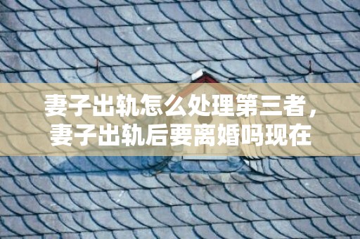 妻子出轨怎么处理第三者，妻子出轨后要离婚吗现在
