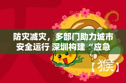 防灾减灾，多部门助力城市安全运行 深圳构建“应急第一响应人”体系