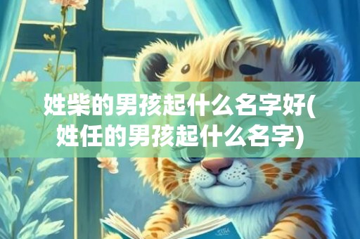 姓柴的男孩起什么名字好(姓任的男孩起什么名字)