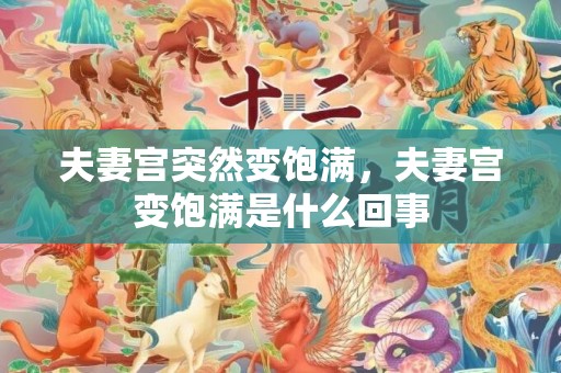 夫妻宫突然变饱满，夫妻宫变饱满是什么回事
