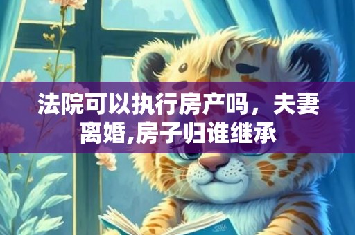 法院可以执行房产吗，夫妻离婚,房子归谁继承