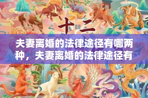 夫妻离婚的法律途径有哪两种，夫妻离婚的法律途径有哪些