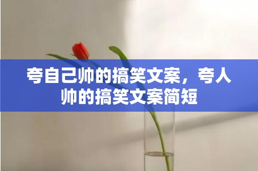 夸自己帅的搞笑文案，夸人帅的搞笑文案简短