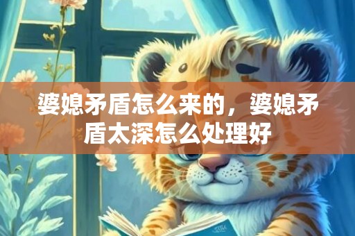 婆媳矛盾怎么来的，婆媳矛盾太深怎么处理好
