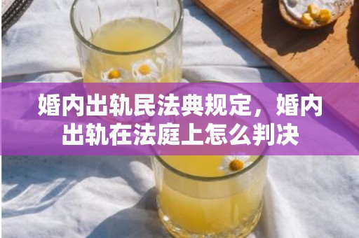 婚内出轨民法典规定，婚内出轨在法庭上怎么判决
