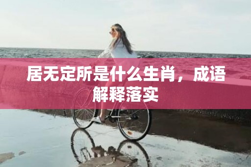 居无定所是什么生肖，成语解释落实