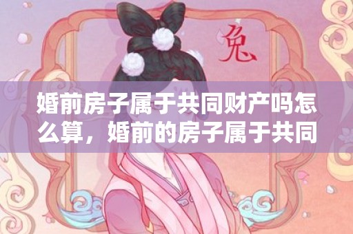 婚前房子属于共同财产吗怎么算，婚前的房子属于共同财产吗