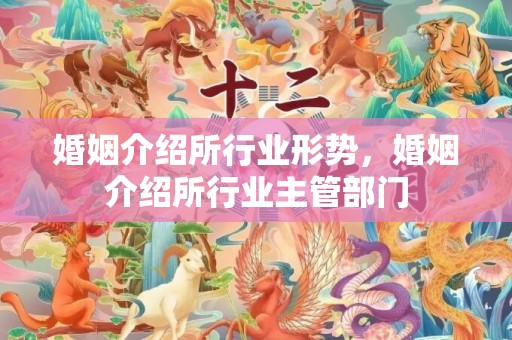 婚姻介绍所行业形势，婚姻介绍所行业主管部门